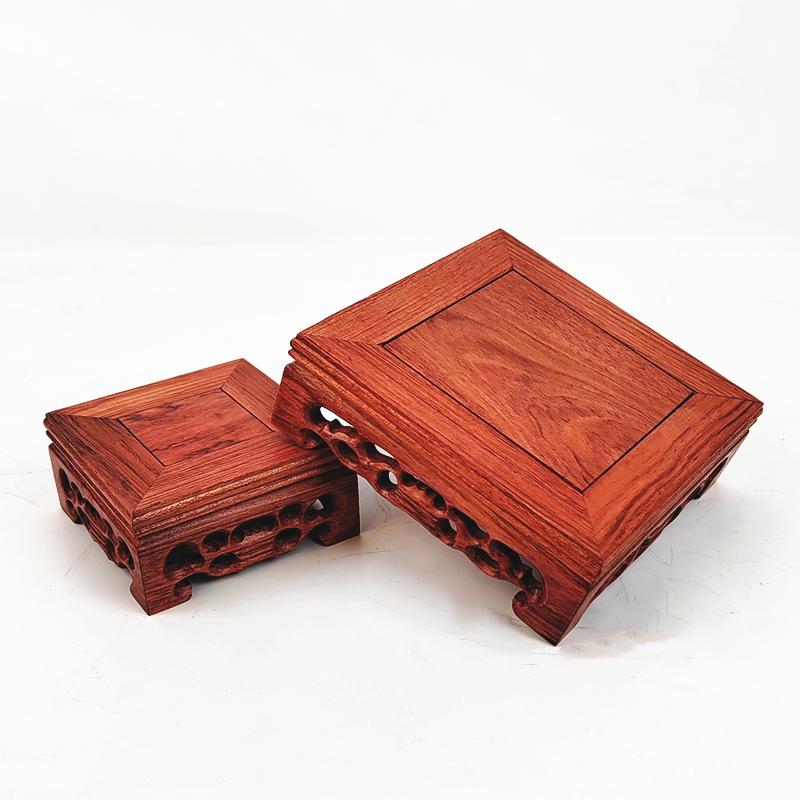 Karin Solid Wood Handicraft Stand for Vase, Pot, Bonsai, or Teapot Ornament