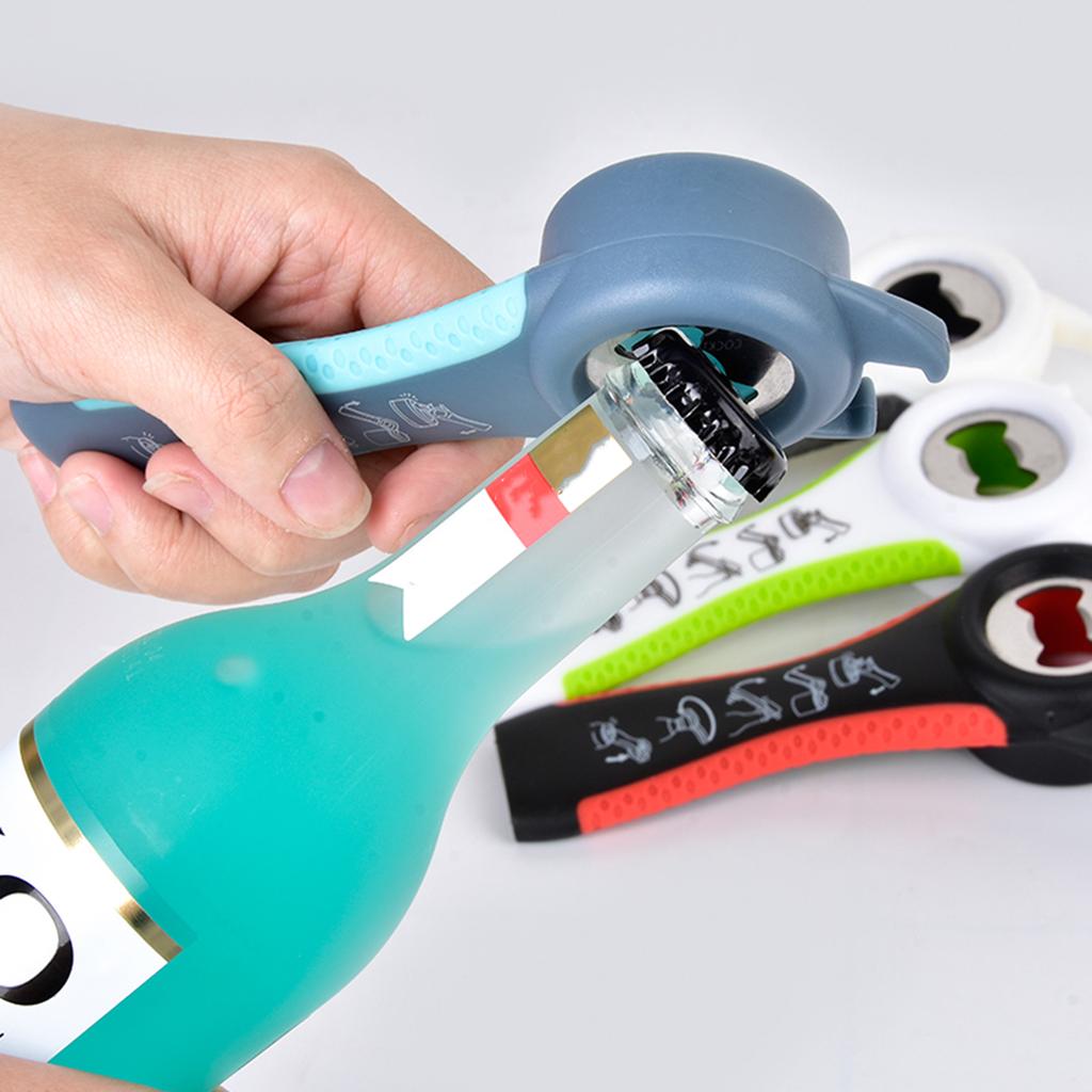 4pcs Jar Opener for Weak Hands Lightweight Portable Sturdy Material Opener for All Kinds of Bottle Lids