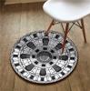 Starry Sun and Moon Rug Yoga Mat for Exercise Bar Living Room Round Carpet Artistic Floor Mat Lady Bedside Rugs Cat Dog Cushion