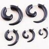 Fashion Unisex Spiral Fake Ear Plug Flesh Plugs Ear Piercing Body Jewelry Earrings
