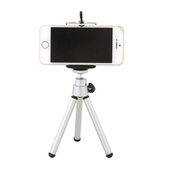 360 Degree Rotatable Mount + Phone Stand Tripod Holder For iPhone Samsung HTC