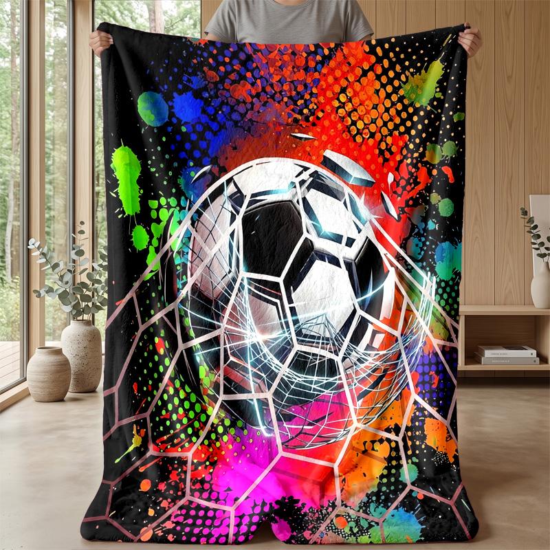 Football Helmets and Gear Theme blanket Lightweight Warm Flannel Blanket Decorative Throw Blanket for Home Decoration