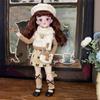 1 Set Attractive Eyes Dress Up BJD Dolls Long Hair Makeup Ball Joint Doll  Babies