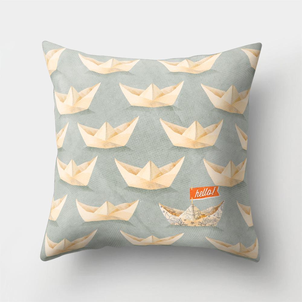 Office Pillow Creative Home Sofa Pillow Case Yiwu Pillow Cartoon Pattern