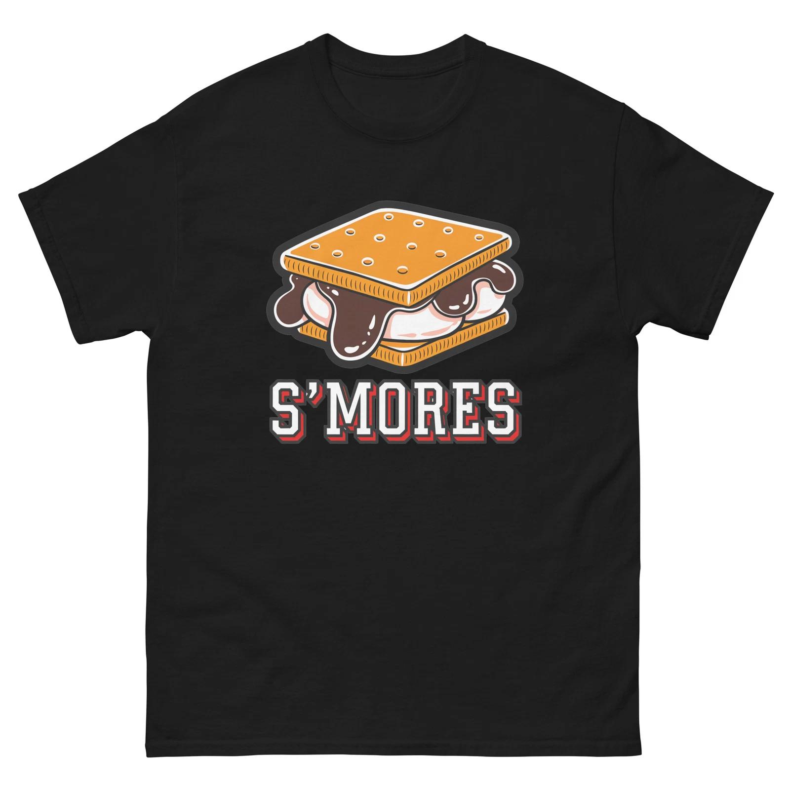 Smores Lover Food Image Cartoon Funny T-Shirt Shirt S