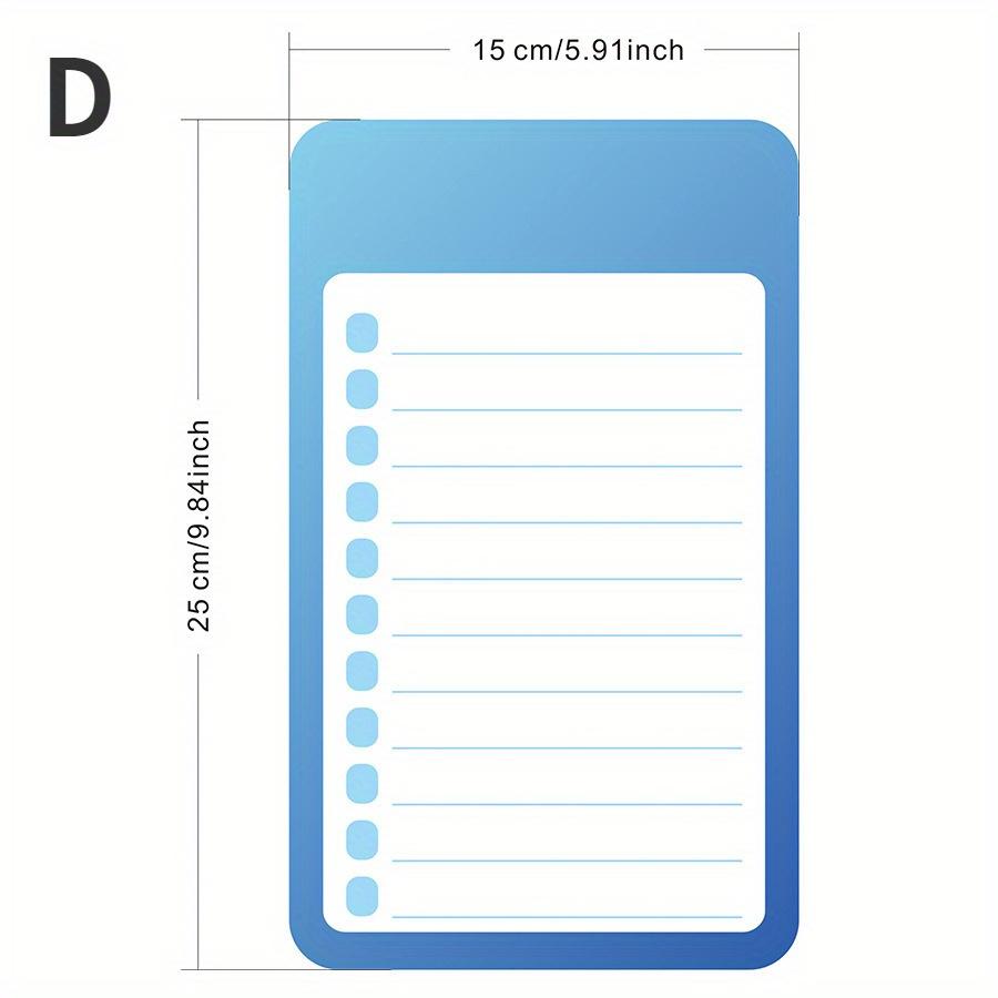 

1 шт., що стирається, блокнот Memo Notes, кухонні магнітні наклейки на холодильник