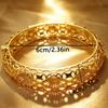 Bohemian hollow bracelet with electroplated hollow design, comfortable to wear, made of non-metallic material, suitable for all skin tones, suitable