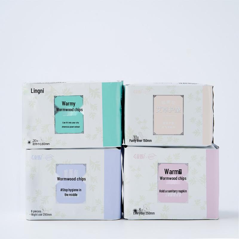 Mugwort Thin & Breathable Sanitary Napkins - Anti-Leak Day & Night Pads Combo