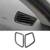 For BMW X3 F25 X4 11-17 Real Carbon Fiber Dash L&R AC Air Outlet Vent Trim