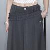 unifree Loose Wide-Leg Pants with Belt