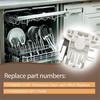 2025+ 17476000012184 Dishwasher Door Latch Switch Compatible with for Replaces 1747600000004 AP7175456