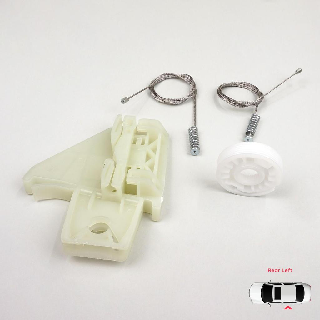 BWR5076 Sada na opravu elektrického stahování oken Zadní levé dveře pro Škoda Octavia MK2 A5 1Z3 1Z5 2004-2013 4/5-dveřový 1Z0839655