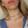 Boho Seed Bead Necklace Tiny Colorful Necklace Choker Vintage Beaded Neck Chain Jewelry For Women And Girls (colorful) - Sjue