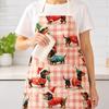 Professional Server Apron Christmas Apron, Waterproof And Oil-proof Kitchen Adjustable Strap Full Coverage Cooking Large Chef for Men Women