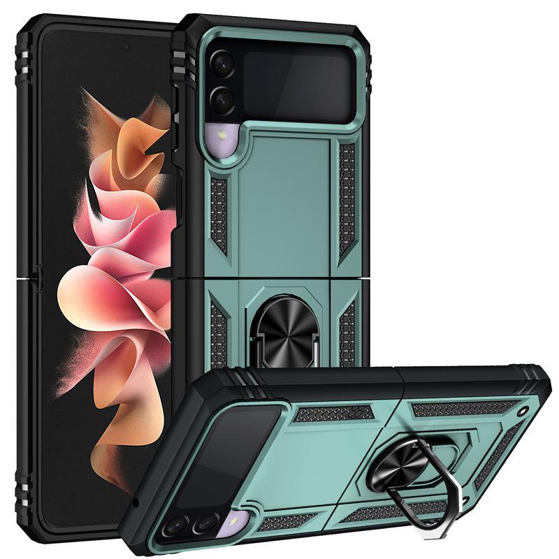 Suitable for Samsung Z Flip5 Sergeant Ring Anti Fall Protector Fold4 Folding Bracket Mobile Case
