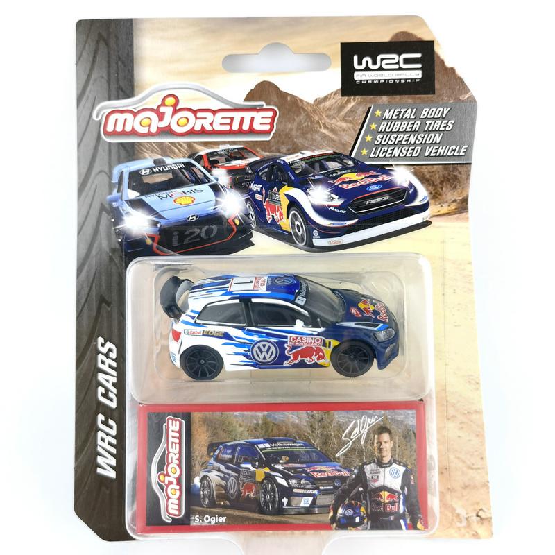 OCRE9 Majorette WRC Cars CITROEN C3/ FIESTA/ i20/POLO R 1/64 Die-cast Model Collection Toy Vehicles