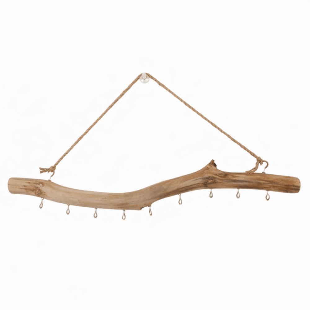 Gancio a Parete in Legno Gancio da Parete Design a Ramo Gancio Appeso Ganci Multipli Lunghezza 40cm Gancio Organizzatore