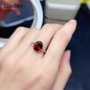 Lindon Classic Copper Alloy Zircon Ring Ladies Jewelry Wedding Promise Party Gift