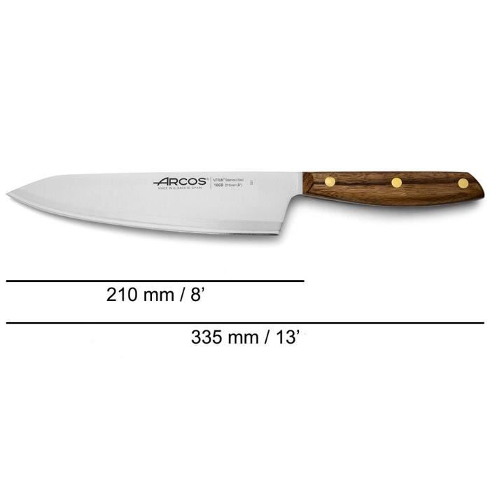ARCOS Nordika - Couteau de Cuisine (210 mm)
