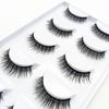 Five Pairs of Natural 3D Lifelike False Eyelashes – Thick, Soft, and Long for Easy Wear