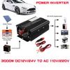 12V/24 To AC 110v/220V Sine Wave Solar Inverter DC 12V 220V Peaks Power Voltage Transformer Converter 3000W