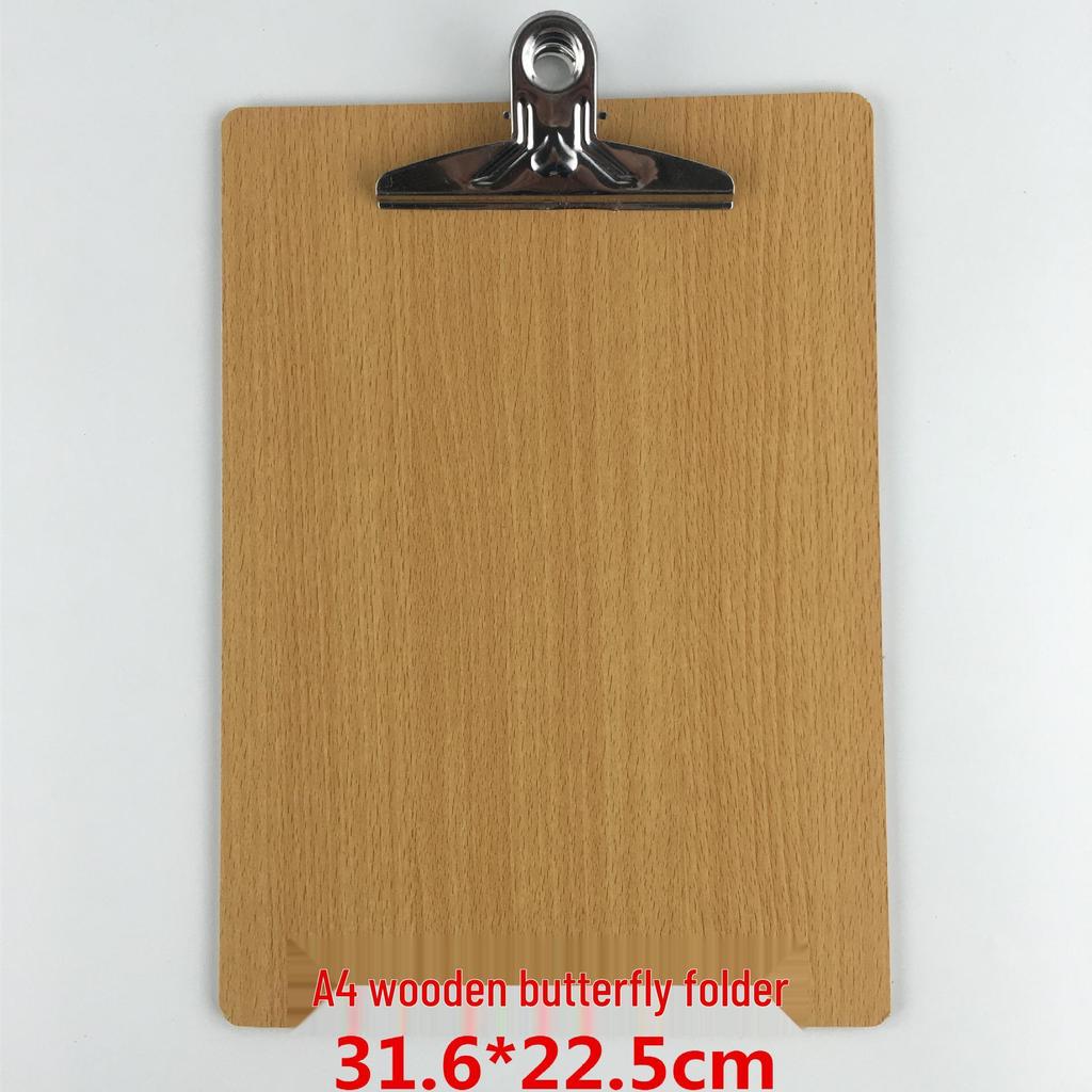 A4 Clipboard with Pen Holder, A5 Writing Pad, A3 Wooden Menu Holder, Cardboard Stationery Board