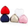 Ring Box Heart Shaped with LED Light Pocket-sized Portable Ring Case for Proposal Engagement Wedding