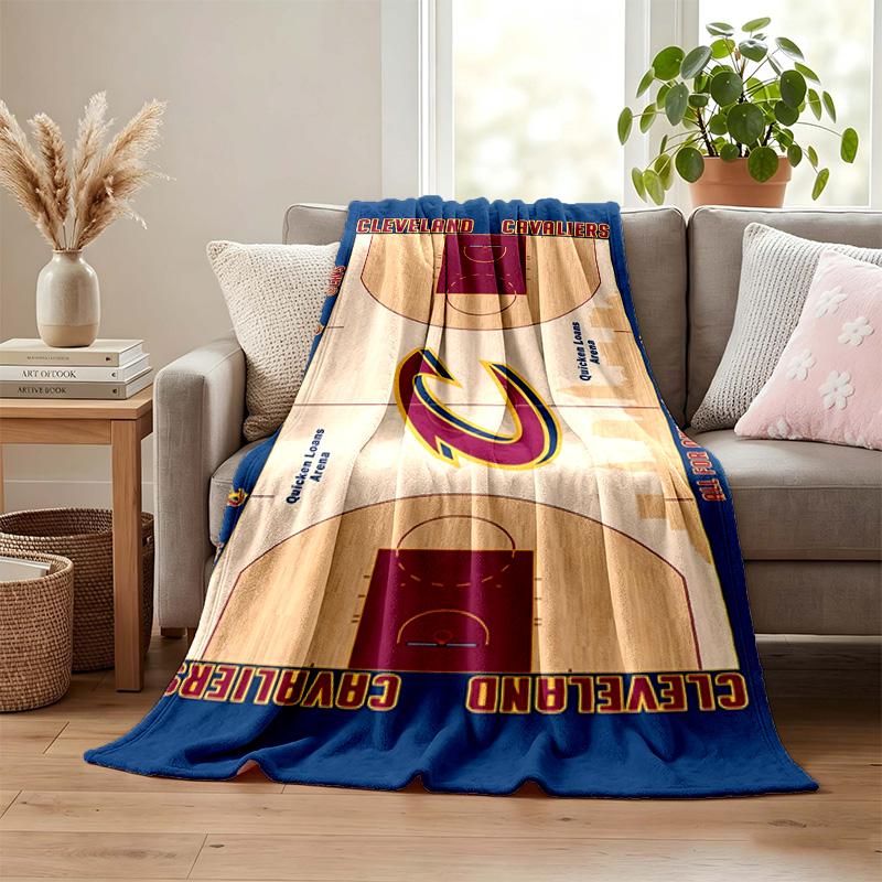 Cleveland Cavaliers blanket Flannel Blanket Soft Cozy Plush Throw for Sofa Bed Lightweight Home Decoration