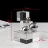 Modern Geometric Transparent Crystal Sculpture Accessories Office Desk Furnishing Decoration Home Room Table Figurines Ornaments
