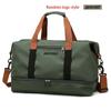 Women's Large Capacity Lightweight Oxford Fabric Travel Duffel Bag Multipurpose Carry-On Overnight Bag Zipper Closure