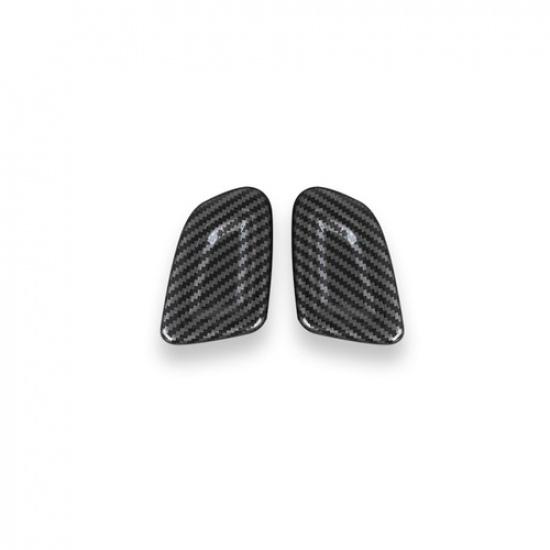 Gear Shift Knob Head Cover Trim Carbon Fiber ABS For Volvo XC90 XC60 XC40 V90