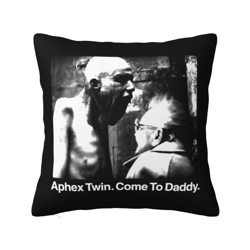 Aphex Twin Ever Dream This Man Cushion Cover xcm Velvet Pillow Case for Sofa Car Square Pillowcase Home Decorative