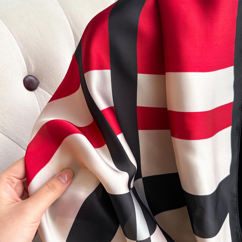 NEW Elegance Scarf Spring Summer Women Beach Sunscreen Fashion Party Shawl China Quality Silk Lady Popular Print Scarves Hijab