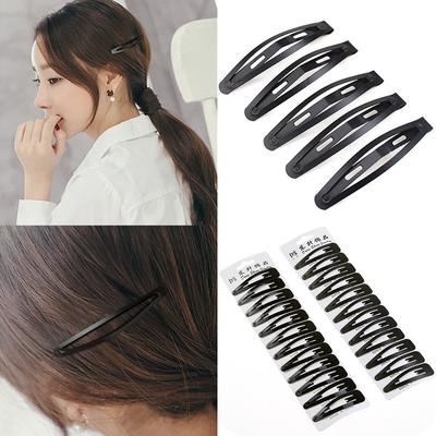 Good Barrette Hairpins Hairpin Black Solid BB Clip 12PC/Pack Women Hair Clip Bride Simple Alloy