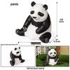 Solid Cute Animal Models: Squirrel, Shiba Inu, Teddy, Hamster, Panda, Flying Squirrel Car/Desktop Ornaments