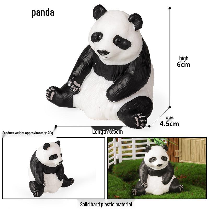 Solid Cute Animal Models: Squirrel, Shiba Inu, Teddy, Hamster, Panda, Flying Squirrel Car/Desktop Ornaments