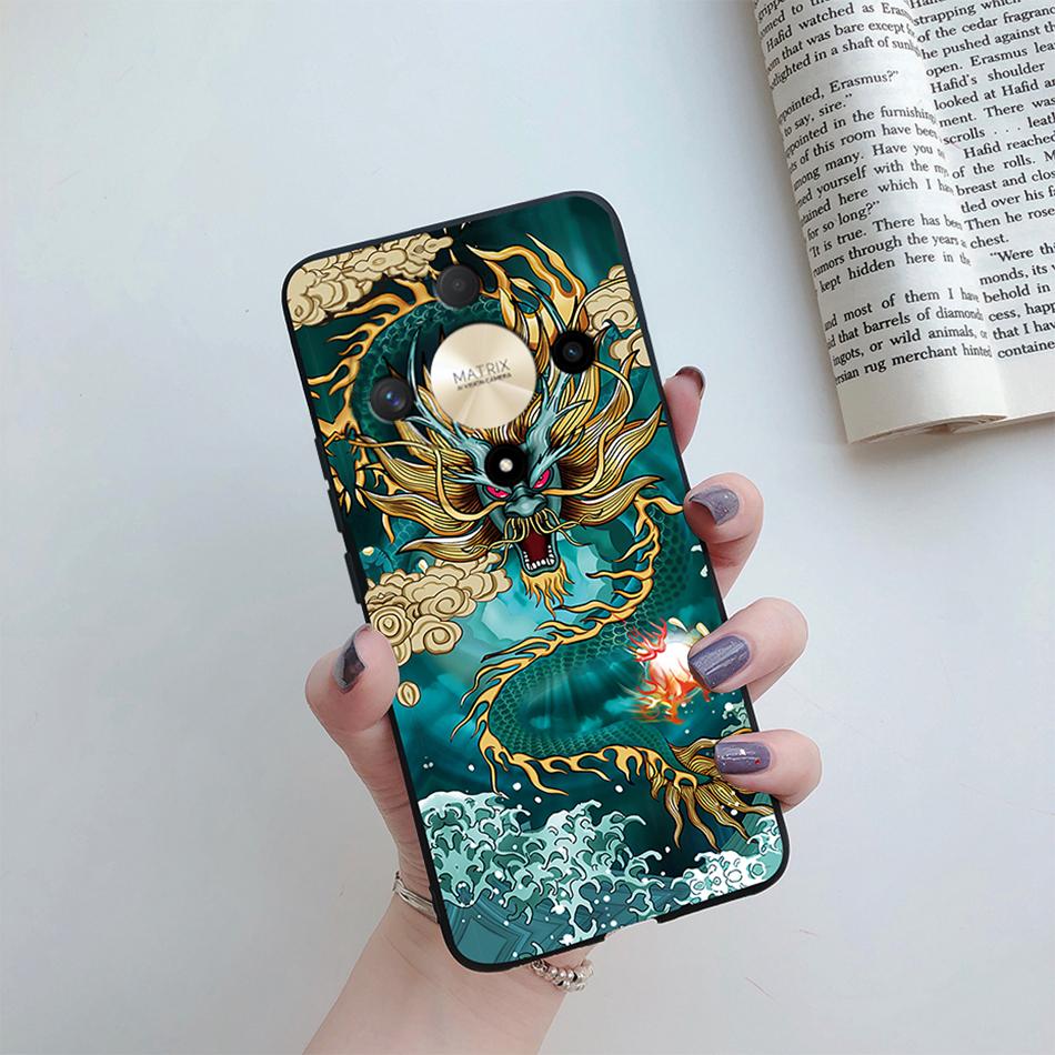 For Honor Magic6 Lite Case Honor Magic6 Lite 5G Cover Soft Dragon Silicone Bumper Protective Phone Cases For Honor Magic 6 Lite