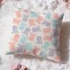 Cute Cartoon Texture Cushion Cover Premium Comfort Reversible Pillow Cove Two in One Design for Any Room  Car Interior