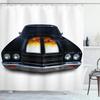 Race Car Shower Curtain Fabric Bathroom Sports Car Shower Curtains Cool Automobile Speed Racing Car Shower Curtain Waterproof
