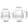 Transparent Glass Tea Pot Heat Resistant Kung Fu Tea Set Pot Set Flower Teapot  Oolong Tea Brewing