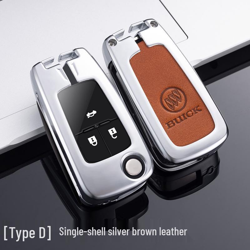 Premium Metal Key Case for Buick: Excelle, Envision, LaCrosse, Verano, GL8 Models