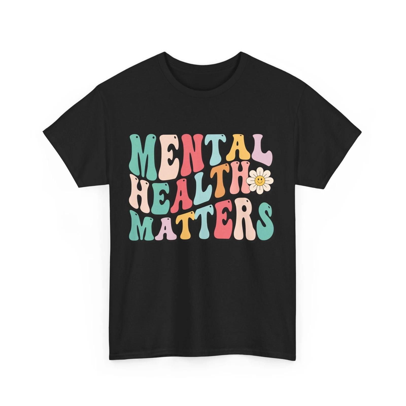 Mental Health Matters Shirt, Mental Health Awareness Groovy Cute Shirt 2XL