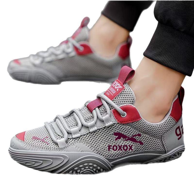 Summer mesh casual shoes breathable versatile sports shoes soft sole light student running shoes dad shoes men