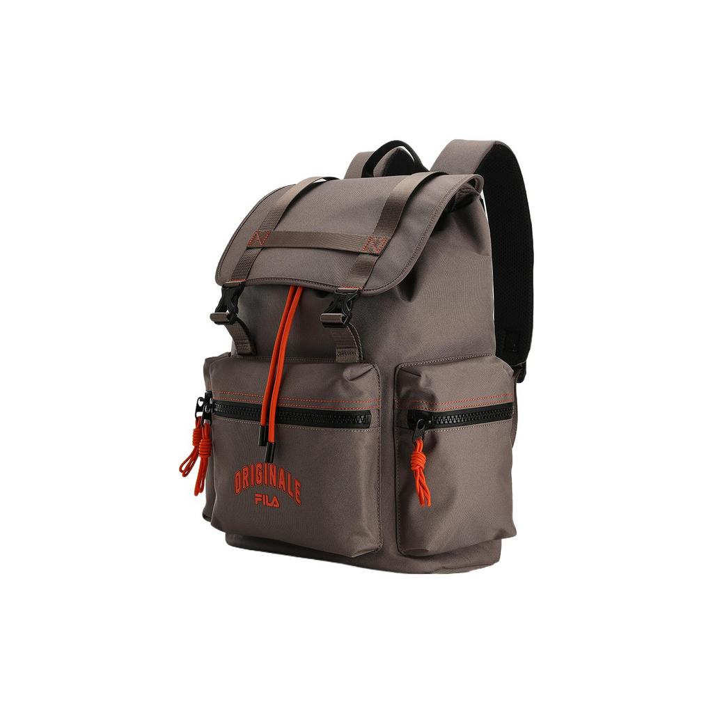 New FILA Fabric Laptop Bag Backpack Extra Small Unisex Coffee Umber F13M349102F-BN
