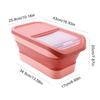 Pet Food Storage Containers Sliding Lid Pet Treat Storage Box Large Rice Box for Daily Use Floor Cabinet Kitchen Pantry Counter