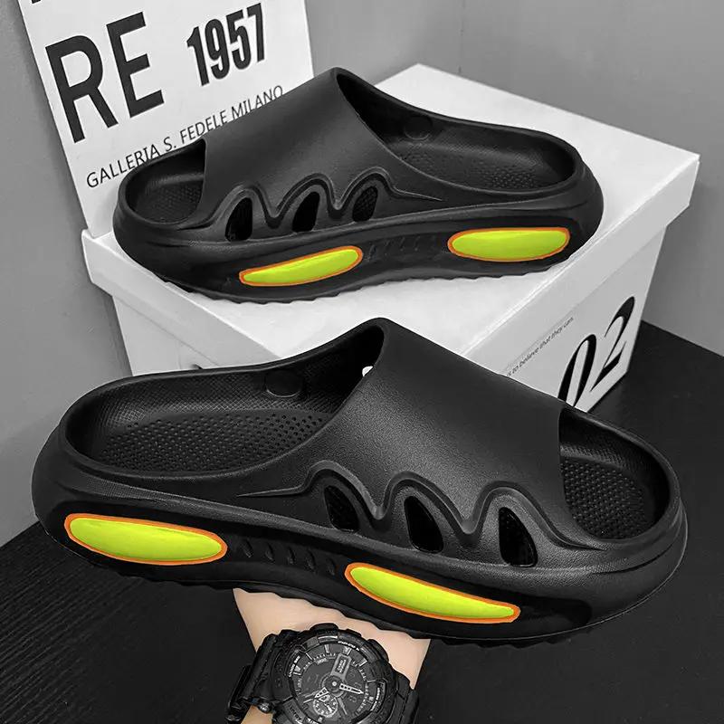 Fashion House Sandals Man Platform Walk Around Home Shiatsu Bathroom Slippers for Men Indoor Beach Designer Luxury Adult Original Shoes