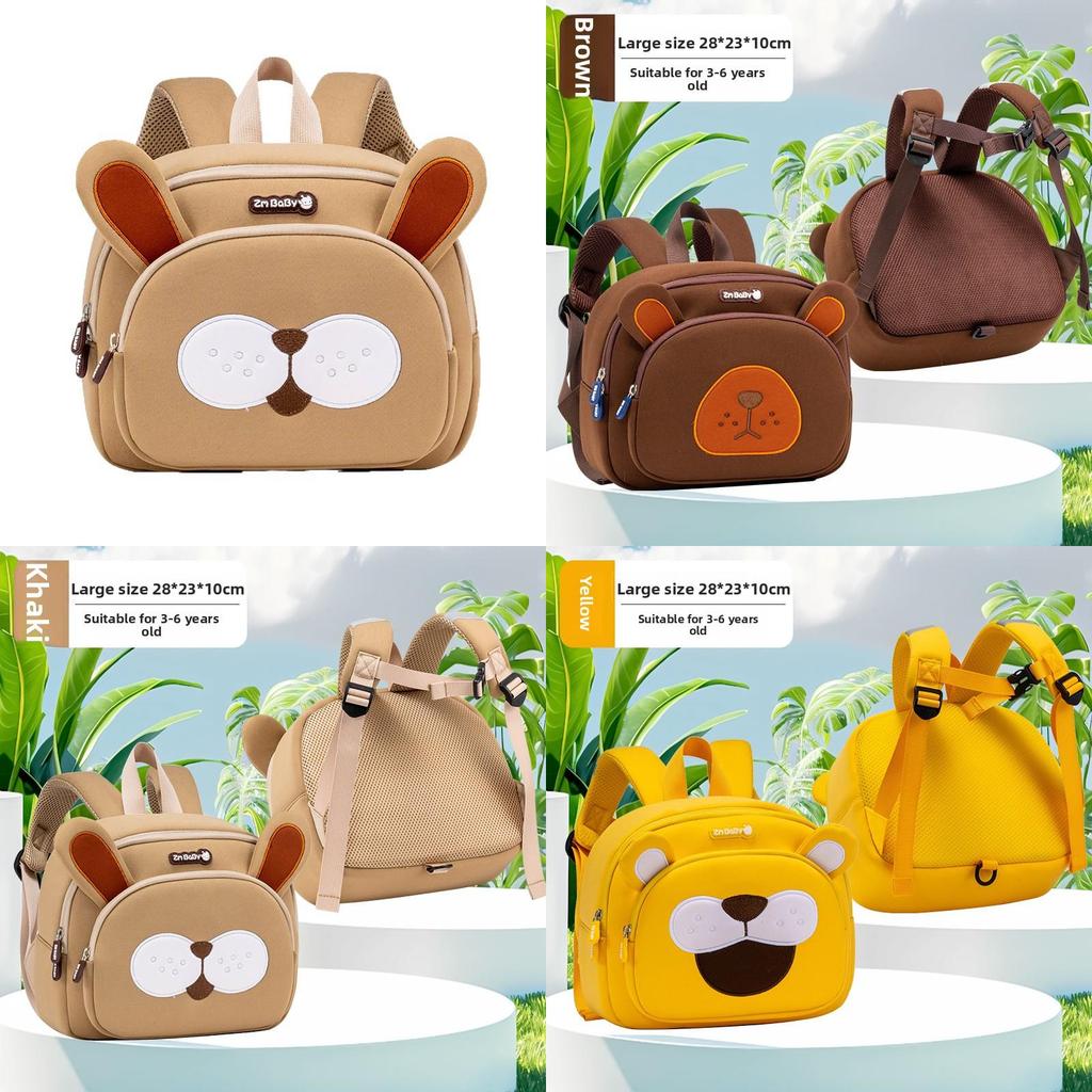Sesame Street Kids Cartoon Backpack With Breathable Lightweight Material For Preschoolers