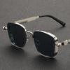 Polarized Sunglasses Men High End Handsome Driving Special Anti UV High Quality Metal Punk Fashion Trends Sunglasses