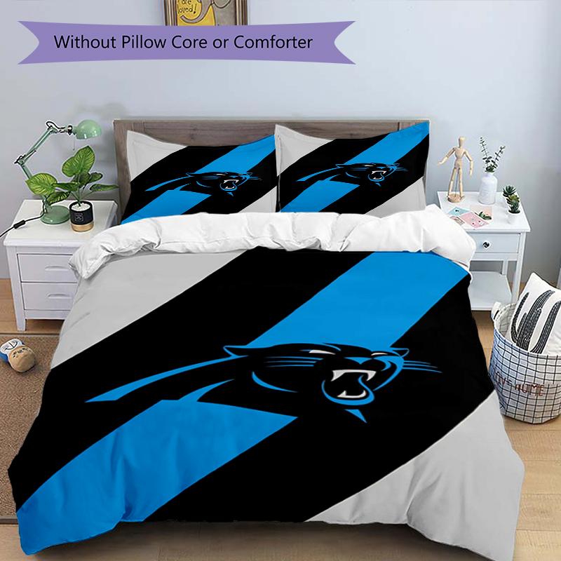 Panther Spirit Design Bed Bedding Set 1 Duvet Cover + 2 Pillowcases Soft Breathable Household Bed Linens