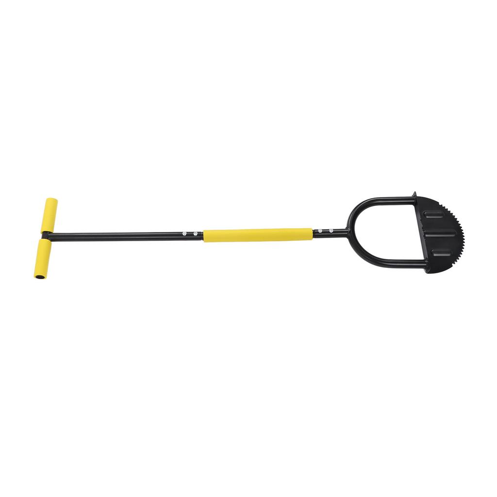 Manual Lawn Edger Steel Structure Saw Tooth Blade T Handle Sponge Cover Wide Pedal Garden Trimming